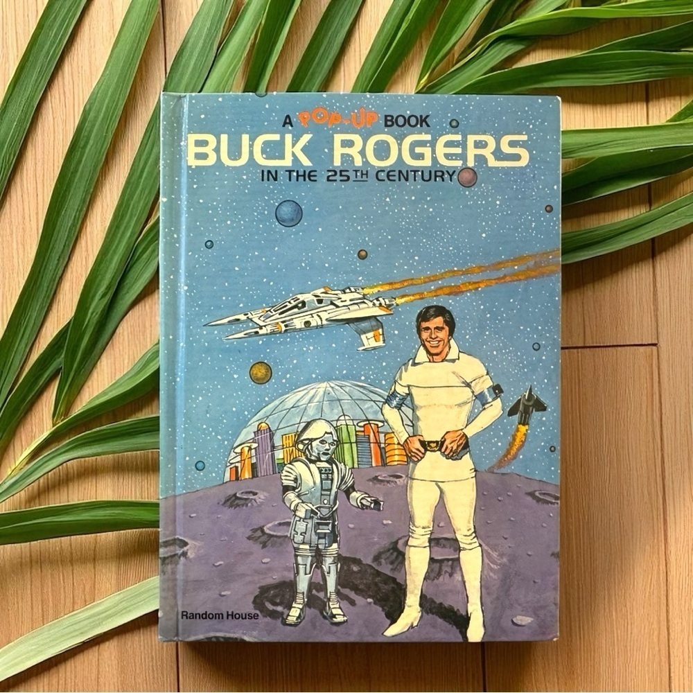 Vintage 1980 Buck Rogers in the 25th Century Pop-Up Book – Sci-Fi Classic
